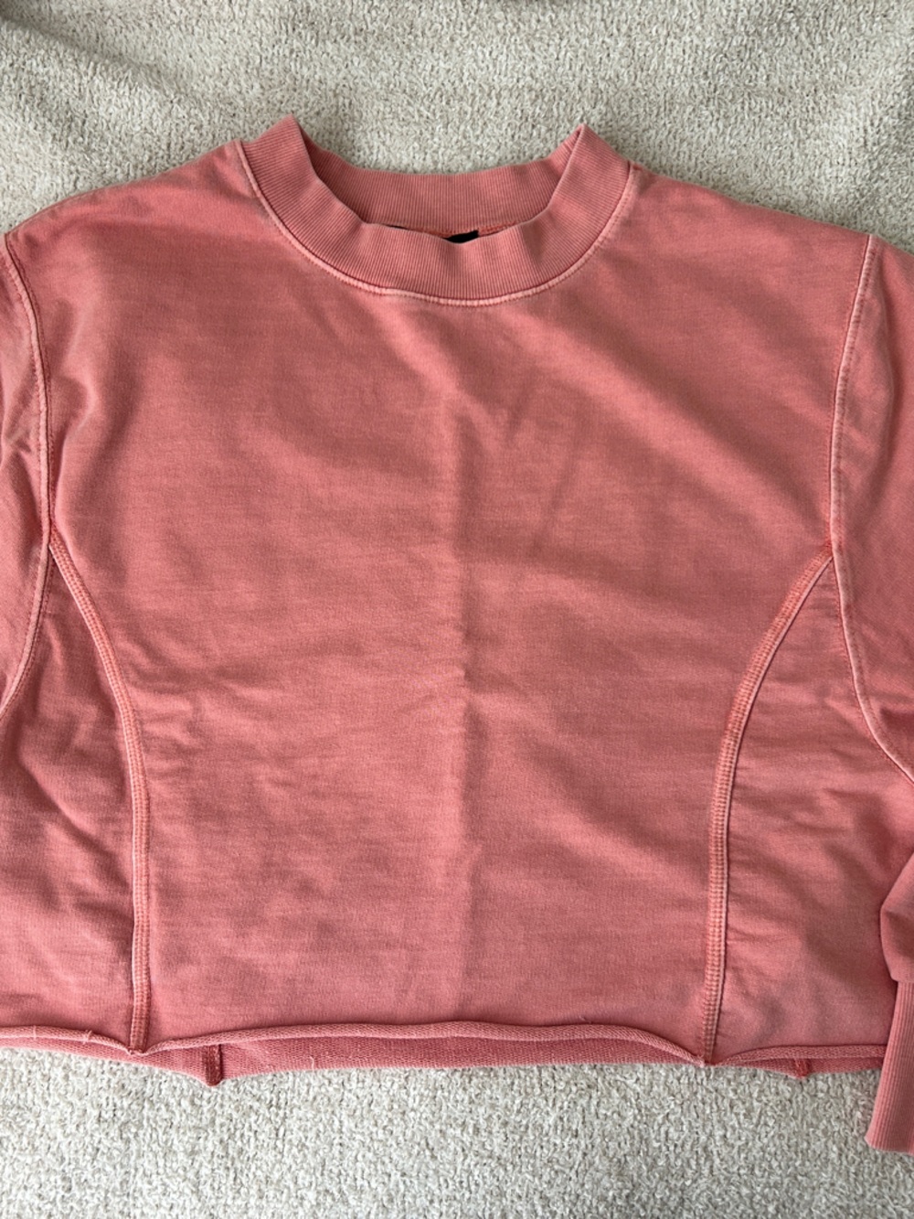 Forever 21 Coral Crewneck Sweatshirt